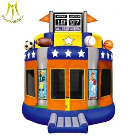 Hansel kids outdoor inflatable bouncer castle with slides Guangzhou fournisseur