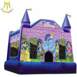 Hansel kids outdoor inflatable bouncer castle with slides Guangzhou fournisseur