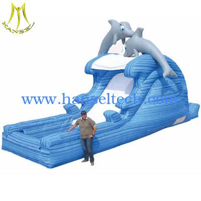 Hansel low price kids used inflatable water slide for sale in Guangzhou China fournisseur