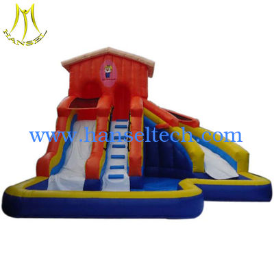 Hansel low price kids used inflatable water slide for sale in Guangzhou China fournisseur