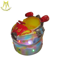 Hansel   children outdoor amusement fiber glass coin operated UFO ride fournisseur