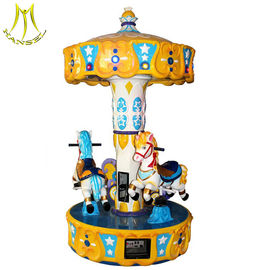 Hansel  fiber glass kiddie ride used merry go rounds for sale toy carousel horse fournisseur