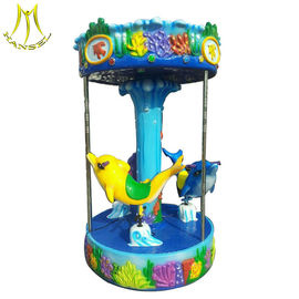 Hansel  coin operated kiddie ride electric motor carousel for kids fournisseur