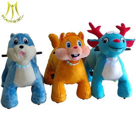 Hansel amusement park mental frame battery operated plush animal ride fournisseur