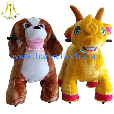 Hansel  best selling electronic  plush motorized animals for children fournisseur
