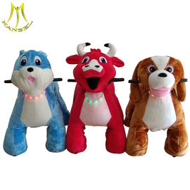 Hansel plush coin operated happy ride on animla walking toy animals fournisseur