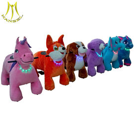 Hansel entertainment equipment plush unicorn electric scooter with battery for sale fournisseur