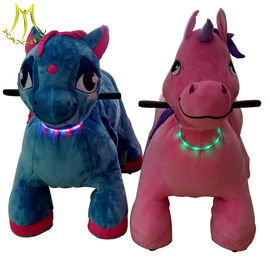 Hansel entertainment equipment plush unicorn electric scooter with battery for sale fournisseur