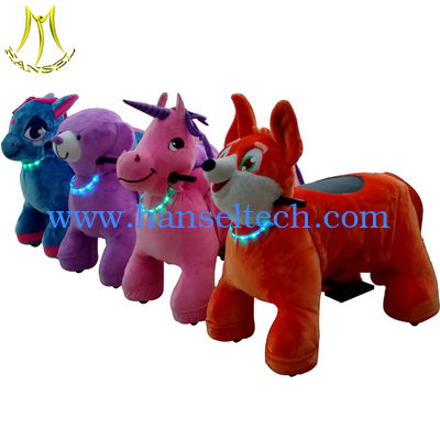 Hansel kids plush power wheels ride on animal for outdoor playground fournisseur