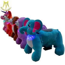 Hansel popular kids plush ride on animal electronic kids walking animals fournisseur