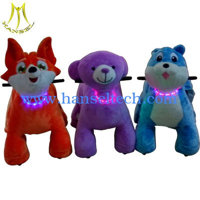 Hansel electrical animal toy car electronic games machine animal ride for kids fournisseur