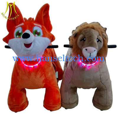 Hansel animal scooter riding  for kids coin operated walking ride on lion fournisseur