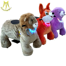 Hansel battery operated animal ride on motorized animal with led light fournisseur