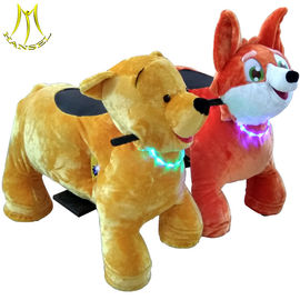 Hansel battery operated animal ride on motorized animal with led light fournisseur