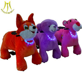 Hansel plush walking battery operated animal ride on motorized animals fournisseur