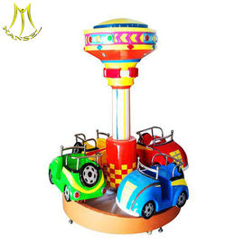 Hansel  Amusement park outdoor musical carousel rides 3 seats mini kids carousel train for sale fournisseur