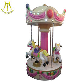 Hansel  Amusement park outdoor musical carousel rides 3 seats mini kids carousel train for sale fournisseur