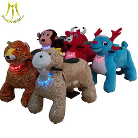 Hansel plush electronic Walking plush animal amusement ride for sale fournisseur