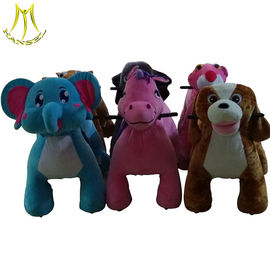 Hansel coin operated plush animals amusement park toys zippy rides fournisseur
