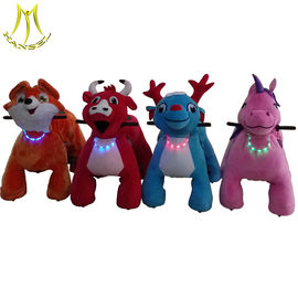 Hansel mountable animals motorized plush animals ride toys battery powered fournisseur