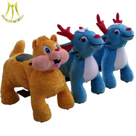 Hansel mountable animals motorized plush animals ride toys battery powered fournisseur