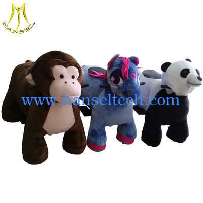 Hansel Amusement parks electrical toy animal scooter riding  for malls fournisseur