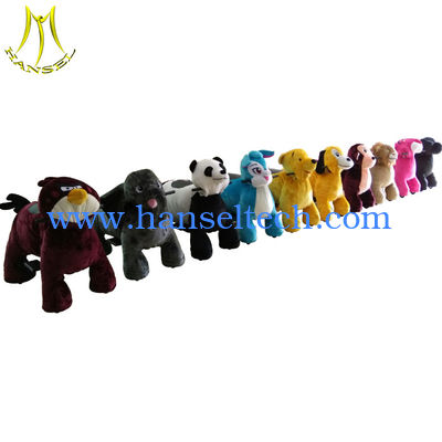 Hansel Ride On Stuffed Animals animal scooter riding plush animal ride for sale fournisseur