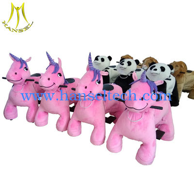 Hansel Ride On Stuffed Animals animal scooter riding plush animal ride for sale fournisseur