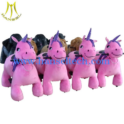 Hansel Ride On Stuffed Animals animal scooter riding plush animal ride for sale fournisseur