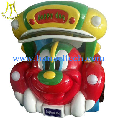 Hansel popular small coin operated fiberglass kiddie ride from China for sale fournisseur