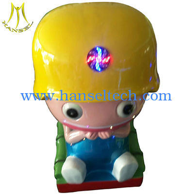 Hansel coin operated children indoor games machine green pig kiddie ride fournisseur