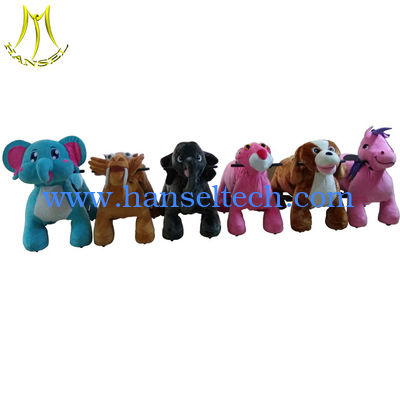 Hansel motorized plush animals electric riding toys electronic riding horse toy fournisseur