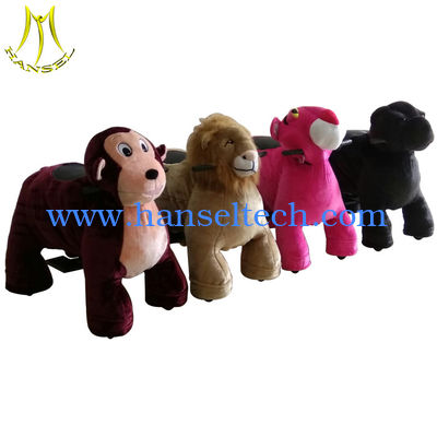 Hansel motorized plush animals electric riding toys electronic riding horse toy fournisseur