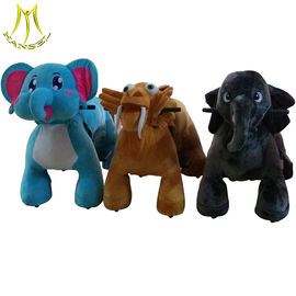 Hansel low price plush four wheel zippy battery animal from China for sale fournisseur