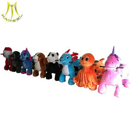 Hansel battery operated kids animal plush ride for outdoor playground fournisseur