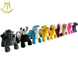 Hansel happy rides on animal plush kids ride on electric animal scooter for sale fournisseur