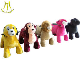 Hansel happy rides on animal plush kids ride on electric animal scooter for sale fournisseur