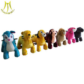 Hansel electric mountable plush motorized animal for shopping mall fournisseur
