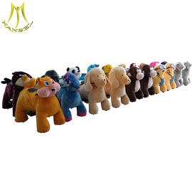 Hansel high quality family walking plush animal toy ride on elephant fournisseur