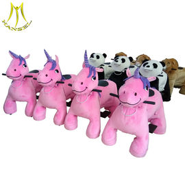 Hansel luna park equipment animal electronic toy carnival ride on plush animal fournisseur