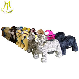 Hansel happy enjoy walking animal toys plush motorized animals in shopping mall fournisseur