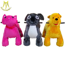 Hansel happy enjoy walking animal toys plush motorized animals in shopping mall fournisseur
