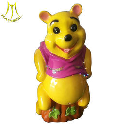 Hansel   coin operated battery moto machine fiberglass bear ride fournisseur