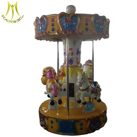 Hansel 2018 new kiddie ride for kids carousel horses sale in park fournisseur