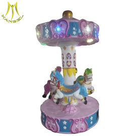 Hansel 2018 new kiddie ride for kids carousel horses sale in park fournisseur