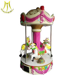 Hansel 2018 new kiddie ride for kids carousel horses sale in park fournisseur