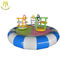 Hansel cheap soft play equipment electric soft swing boat for baby fournisseur