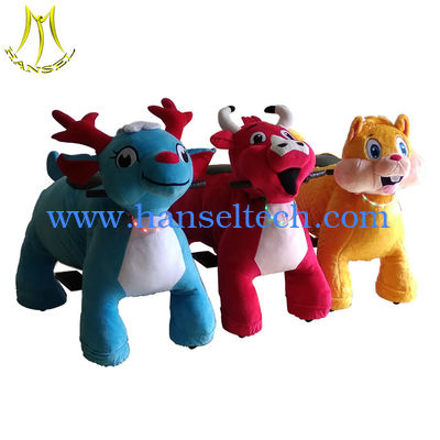 Hansel  coin operated animal walking toys walking ride on mall fournisseur