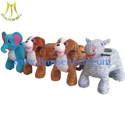 Hansel funfair rides stuffed electric animals scooters for park in china fournisseur