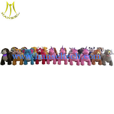 Hansel battery operated plush dog electric scooter ride on toy for kids fournisseur